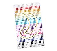 PACKOVE Pegatinas de Gemas Faciales Autoadhesivas 1 Gemas de Maquillaje para Ojos Joyas Decorativas para Fiestas Cosplay para Adultos y Niños