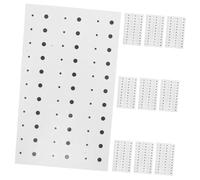 PACKOVE Pegatinas De Lunares Faciales Divertidas 10 Piezas 5,7x9,7 Cm Para Mujer Maquillaje Halloween Tatuajes Temporales Cuerpo Fiesta