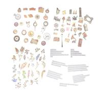 PACKOVE Pegatinas de Papel Washi Fáciles de Despegar y Pegar para Scrapbooking, 3 para Álbum de y Diarios Creativos