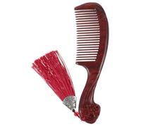 PACKOVE Peine De Madera Dientes Peine Pequeño y Reutilizable Portátil Para Cabello De Mujer