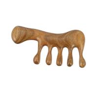 PACKOVE peine de masaje escobilla rozalen Masaje de espalda massagens massageador peine de jade para el cuero cabelludo peines facial derecho peine portátil peine práctico de madera Khaki