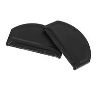 PACKOVE Peine Quitabolas de Plástico Negro 2 Piezas para Eliminar Pelusas de Lana y Suéteres, Cepillo Quitapelusas Portátil para Ropa y Tejidos, Herramienta Reutilizable para Limpieza