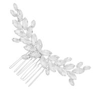 PACKOVE Peinetas De Gemas De Imitación Para Novia Peineta Lateral Brillante De Novia Accesorios Cabello Vintage Para Dama De Honor Pinzas Pelo De Mujer y Niña Tocados De Pelo Boda