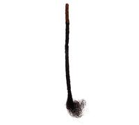 PACKOVE Peluca de Cabello Humano Negro Rastas, Protege el Cabello y Facilita el Cambio de Peinado Estilo Fácil y Natural