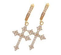 PACKOVE Pendientes Borlas Cruzadas Para Mujer Aros Colgantes Estilo Vintage Diseño Para Fiestas y Salidas Nocturnas Llamativos y Elegantes