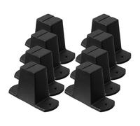 PACKOVE Pernos para Maleta 8 Piezas 5 Cm Patas Inferiores de Plástico Resistente para Equipaje, Almohadillas de Soporte para Reparación de Bolsas y Mochilas, Accesorios para Viaje