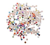 PACKOVE Piezas de Cerámica para Manualidades Bricolaje 250g, Azulejos Cuadrados Multicolor Prácticos para Decoración Artística en Macetas y Marcos de Fotos Color Aleatorio