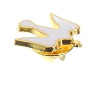 PACKOVE Pin Cristiana para Comunión y Bautizo, Broche de Solapa Esmaltado para Accesorios Religiosos, Pasador para Pecho Adecuado para Eventos y Decoración de Bolsos, 0.7x0.6x0.4 Pulgadas