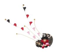 PACKOVE Pinza Pelo Estilo Japonés Accesorios de Boda Hanfu Pinza Cabello con Forma de Abanico para Mujer para Festivales y Bodas Accesorios Elegantes Cabello