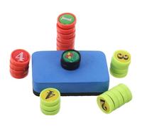 PACKOVE Pizarra Magnetica Futbol Imanes para Tablero de Estrategias y Borrador de Espuma, Equipo Compacto para Entrenamientos en Clubes y Escuelas