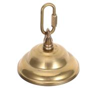 PACKOVE Placa Vintage Lámparas Redonda Dorado para Cobre Techo de Decorativas y Resistencia Corrosión y Alta Estabilidad de Carga Candelabros paracoración