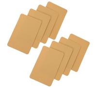 PACKOVE Protector Antideslizante para Suela de Zapato 8 Piezas, Autocortable, Amortiguador de Ruido de Silicona, Resistente al Desgaste, Patrón Ondulado, Color Caqui 14,8 X 9,8 Cm,