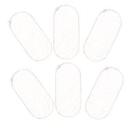 PACKOVE Protector de Puente de Violín 6 Piezas Beige de Piel de Oveja, Almohadilla Portátil para Reducir Fricción en Violín y Viola para Conciertos y Prácticas