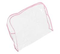 PACKOVE Protector de Respaldo Transparente para Silla de Peluquería, Funda de Plástico 50x37x7,5 Cm, Protección contra Tintes y Productos Químicos, Funda Desmontable para Salón
