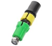PACKOVE Protectores de Punta de Repuesto para Bastones de Trekking, Partes de Bastones de Senderismo, Tubo de Expansión Amortiguador de Plástico y Metal, Verde, para Trekking y Montañismo