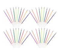 PACKOVE Recambios de Bolígrafo de Gel Multicolor, 100 Piezas, Material de Oficina, Tinta Brillante para Recambios de Bolígrafos Creativos, Recargas Portátiles para Escritura en Oficina