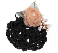 PACKOVE Redecilla Para Moño Flores Accesorios Cabello De Mujer Redecilla Para Moño De Danza Peinados y Azafatas De Ballet Retenedor Flores Pinzas Pelo Mujer Flor De Tela