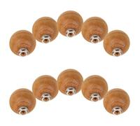 PACKOVE Reemplazo Rápido 10 Mangos de Madera Ergonómicos para Herramientas de Fresado y Tallado Ideales para Carpintería y Trabajo en Metal