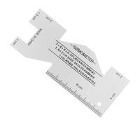 PACKOVE Regla de Aluminio para Patchwork y Acolchado, Herramienta de Costura Marcas Negras Claras, Ligera y Precisa, Plantilla Metálica para Manualidades y Labores de Tela