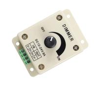 PACKOVE Regulador de Intensidad Pwm Manual para Panel LED 12v 8a Plástico Duradero y Función de Atenuación Rápida para Control de Luz Regulable