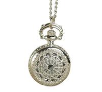 PACKOVE Reloj De Bolsillo Esqueleto De Cuarzo Estilo Retro Cadena para Decorar Chaqueta