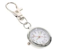 PACKOVE Reloj De Bolsillo para Hombre y Niños Llavero Grande, Aleación Resistente, Puntero Luminoso, Cuarzo De Precisión, Práctico para Estudiantes y Uso Escolar Diario