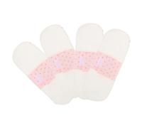 PACKOVE Reutilizables Para Bragas 4 Piezas De Algodón 21 Cm Absorbentes Transpirables Para Menstruación y Postparto Cuidado Femenino Protección Noche