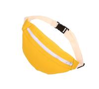 PACKOVE Riñonera Infantil De Lona Niñas Bandolera De Hombro Color Amarillo Mochila De Cintura Multiusos para Salidas Al Aire