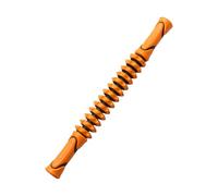 PACKOVE Rodillo de Masaje Corporal Naranja para Yoga, Herramienta Multifuncional Manual Ligera, Masajeador de Cuerpo Completo para Aliviar Tensión Muscular en Hombros, Espalda y Cuello,