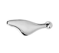 PACKOVE Rodillo de Masaje Facial y Placa Raspadora de Ojos 1 Unidad Compacto de Aleación para Cuidado Antiarrugas Rostro y Contorno Ojos Uso Manual Terapéutico