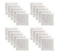 PACKOVE Rollo de Mezuzá Judaica para Puerta con Pergamino Hebreo, 50 Piezas, Decoración Religiosa Judía para Hogar y Bendición Kosher, Tradición para Casa y Janucá