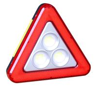 PACKOVE Señal de Advertencia Triangular para Coche Luces Led, Triángulo de Emergencia Reflectante 13 Cm, Batería No Incluida, Elementos Esenciales para Seguridad Vial y Alertas