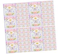 PACKOVE Servilleta Verde Fiesta Vistoso Adulto Decoración Servilletas Festivas Flexibles Servilletas De Mesa Coloridas Papel 100 Piezas*4