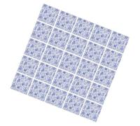 PACKOVE Servilletas de Papel Vintage Motivos 100 Unidades Diseño Azul para Fiestas Decoración Elegante Recepción Bodas