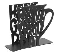 PACKOVE Servilletero de Hierro Negro 1 Pieza para Mesa, Organizador de Servilletas para Cocina, Restaurante y Cafetería, Soporte Metálico Resistente para Uso Interior y Exterior