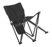 PACKOVE Silla Plegable Portátil para Pesca y Ocio Tamaño Mediano 36x36x56 Cm Color Negro, Silla Ligera para Exterior, Camping y Barbacoas, Taburete Compacto Fácil de Transportar