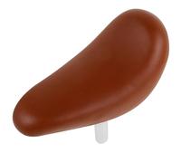 PACKOVE Sillín de Bicicleta para Marrón Claro, Asiento Engrosado Extra Suave, Cómodo y Ancho, Compatible Bicicletas Infantiles Montaña, Adecuado para Ciclismo Recreativo al Aire Libre