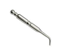 PACKOVE Sonda de Punto Auricular de Plata con Punta Redondeada para Terapia Segura en Casa, Masajeador de Oreja para Auriculoterapia y Relajación