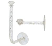 PACKOVE Soporte Adhesivo para Coleteros y Diademas sin Perforaciones, Organizador de Accesorios Cabello de Pared, Expositor de Joyas Compacto 2 Piezas para Decoración y Almacenamiento