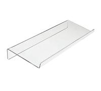 PACKOVE Soporte Elevado para Teclado de Acrílico Blanco, Inclinación de 30° | Diseño Inclinado Ergonómico, Moldeado Integralmente, para 87 Teclas y Varias Medidas, Acabado Cristalino