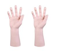 PACKOVE Soporte En Forma De Mano para Exhibición De Anillos Y Relojes Ligero Y Portátil para Joyería con Acabado Brillante Y Diseño Estable 11.81X7.08X3.54In Ideal para Tiendas Y Uso En Casa