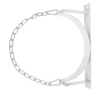 PACKOVE Soporte Fácil Cadena para Gas Cilindro de de Acero en Blanco de Seguridad , Instalación y para Montaje Pared Adecuado en Talleres y Laboratorios