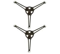 PACKOVE Soporte para Plato Giratorio de Microondas 24 5 Cm Trípode Ruedas Base Giratoria 14 Mm Accesorio Profesional Horno Pack 2 Unidades (color Color Aleatorio,