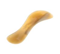 PACKOVE Tabla para Raspar Cuernos de Buey Placa de Guasha para Rostro y Cuello Herramienta de Masaje Facial Portátil para Uso Casa Viajes y Oficina