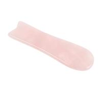 PACKOVE Tablero Gua Sha de Cuarzo Rosa Herramienta Facial para Masaje y Cuidado Piel para Rutinas de Belleza Casa