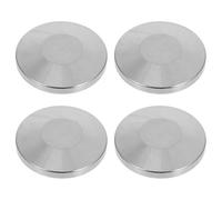 PACKOVE Tapa de Brida Ciega de Acero Inoxidable 304 Tecnología de Sellado para Aplicaciones Sanitarias Vacío, Diámetro 25,4 MM, Espesor 4,4 MM, Juego de 4 Piezas