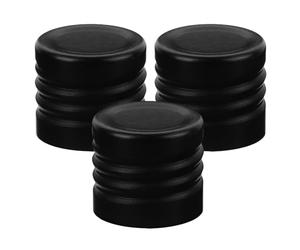 PACKOVE Tapas de Aluminio para Botellas Rosca Pequeña, 3 Piezas, Repuestos para Frascos de Vidrio Pequeños en Uso Doméstico