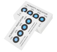 PACKOVE Tarjetas Indicadoras de Humedad 10-40% Paquete 100 Unidades para Control y Monitoreo de Humedad Industrial y Laboratorio, Tiras Sensoras Antihumedad para Almacenamiento