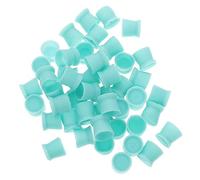 PACKOVE Tazas de Silicona para Pigmentos Tatuaje 300 Unidades Tamaño Mediano Color Azul para Profesionales Uso en Estudio de Belleza