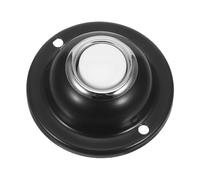 PACKOVE Timbre de Puerta Redondo Botón Cableado, Aleación de Zinc y Metal, Diámetro de 16mm, Fácil Montaje para Garaje y Uso Doméstico